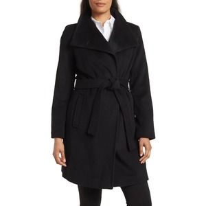 NEW Michael Kors BELTED ASYMMETRICAL JACKET COAT BLACK SIZE XS/100%AUTHENTIC